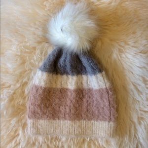 Winter hat with pom pom